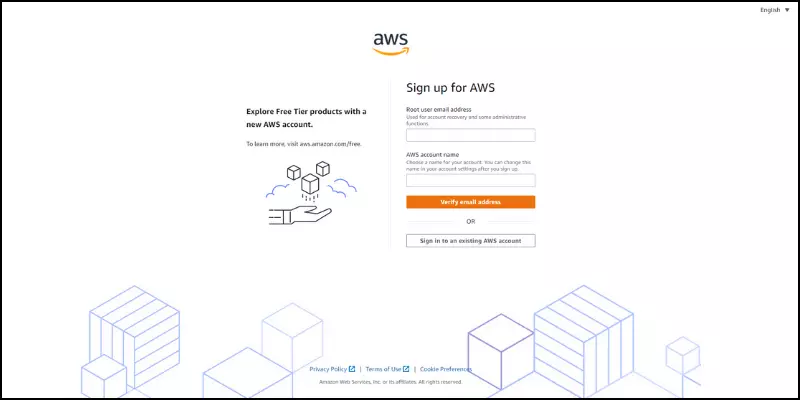 How to create an Amazon AWS account