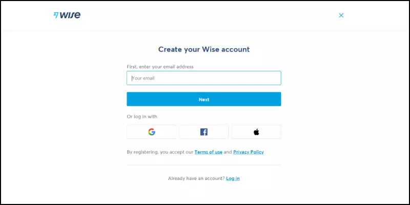 How to create a TransferWise Account account