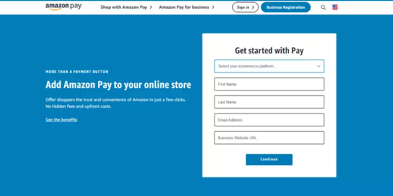 How to create an Amazon Pay account